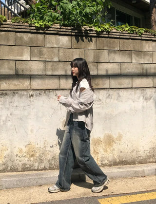 Zao Basic Check Boxy Fit Shirt