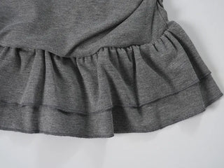 Doel Frill Layered Tiered Short Sleeve T-shirt