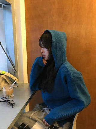 Ratti Two-way Knit Zip-up Hoodie