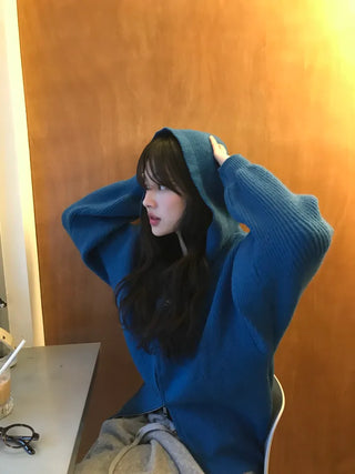 Ratti Two-way Knit Zip-up Hoodie