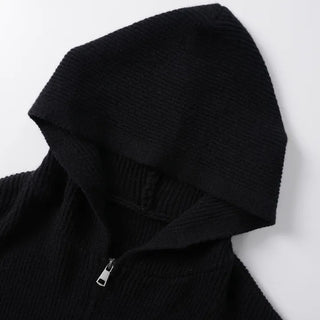 Ratti Two-way Knit Zip-up Hoodie
