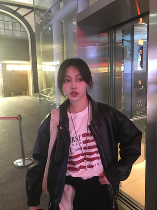 Kino America Vintage Print Short Sleeve T-shirt
