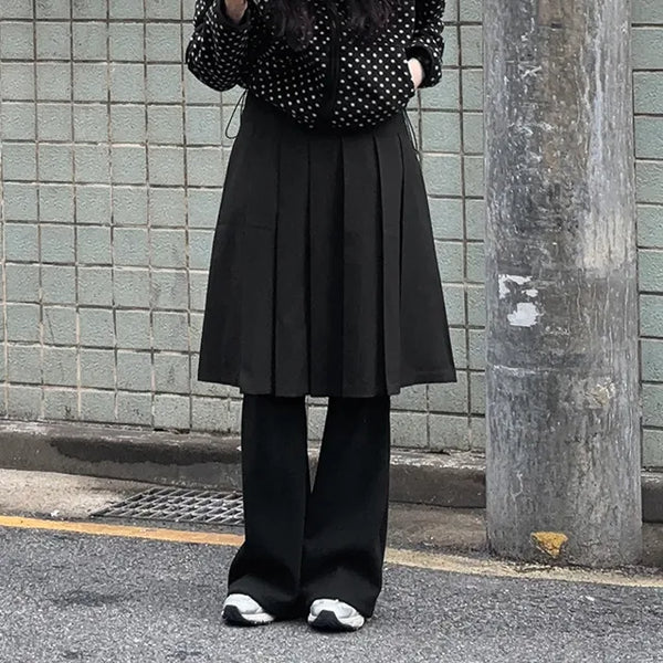 Ruby Pleated Midi Skirt