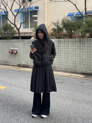 Ruby Pleated Midi Skirt