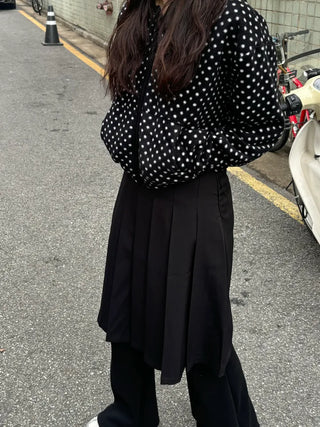 Ruby Pleated Midi Skirt