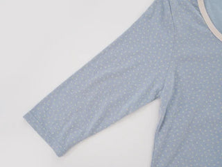 Unique Vintage U-Neck 3/4 Sleeve T-shirt