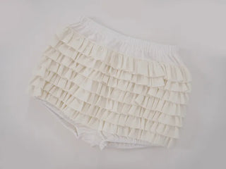 Feminine Tiered Tencel Slim Fit Shorts