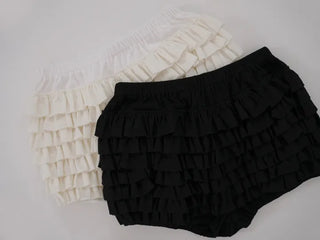 Feminine Tiered Tencel Slim Fit Shorts