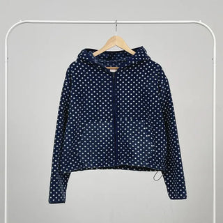 Belly Dot Hooded Fleece Jumper