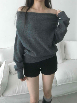 Slim Fit Boucle Elastic Waist Shorts