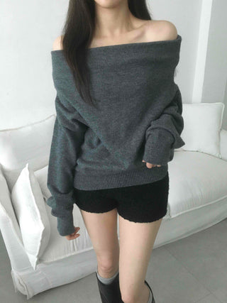 Slim Fit Boucle Elastic Waist Shorts