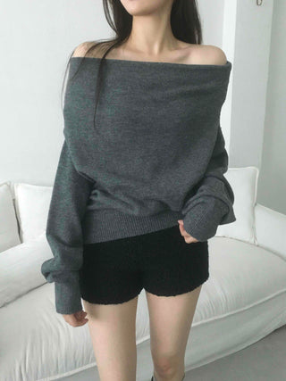 Slim Fit Boucle Elastic Waist Shorts