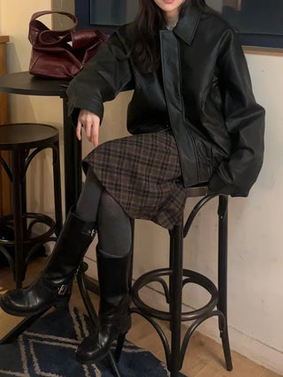 Maru Two-Buckle Leather Jumper
