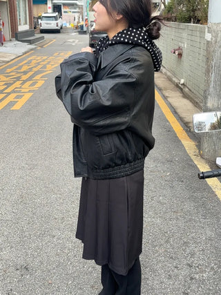 Maru Two-Buckle Leather Jumper