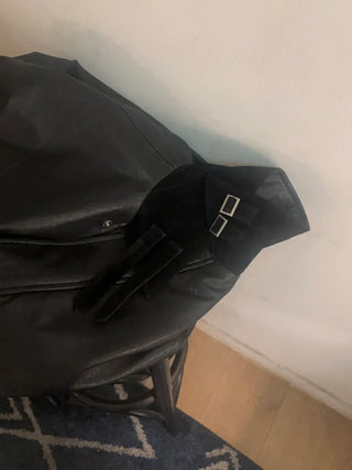 Maru Two-Buckle Leather Jumper