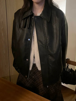 Maru Two-Buckle Leather Jumper