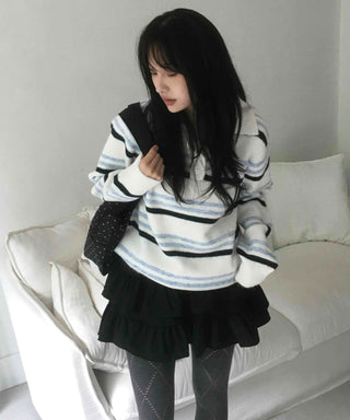 Vintage Long Sleeve T-shirt Wool/Mohair Knit