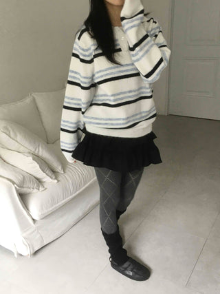 Vintage Long Sleeve T-shirt Wool/Mohair Knit