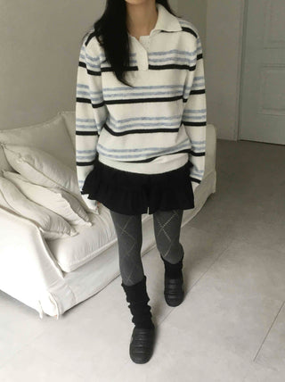 Vintage Long Sleeve T-shirt Wool/Mohair Knit