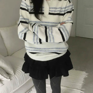 Vintage Long Sleeve T-shirt Wool/Mohair Knit