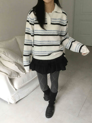 Vintage Long Sleeve T-shirt Wool/Mohair Knit
