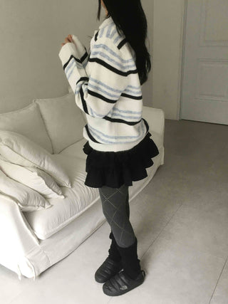 Vintage Long Sleeve T-shirt Wool/Mohair Knit