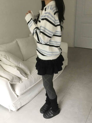 Vintage Long Sleeve T-shirt Wool/Mohair Knit