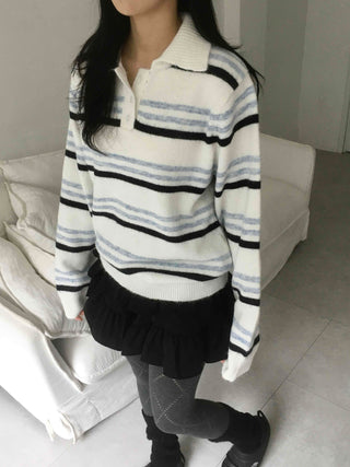 Vintage Long Sleeve T-shirt Wool/Mohair Knit