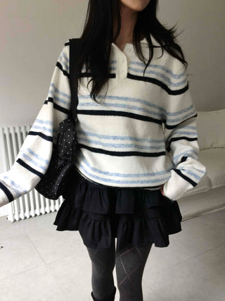 Vintage Long Sleeve T-shirt Wool/Mohair Knit