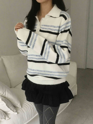 Vintage Long Sleeve T-shirt Wool/Mohair Knit