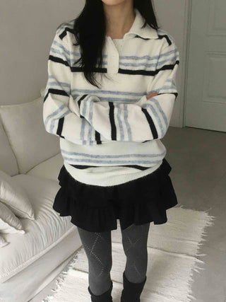 Vintage Long Sleeve T-shirt Wool/Mohair Knit