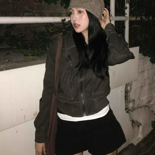 Aura Autumn Jumper Banded Midnight Jacket