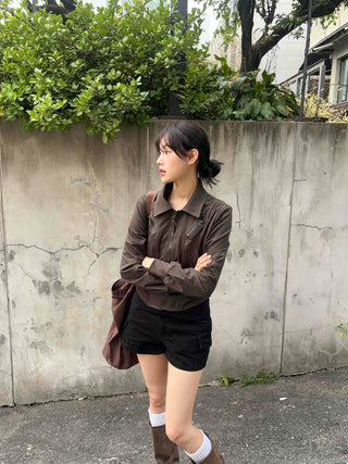 Aura Autumn Jumper Banded Midnight Jacket