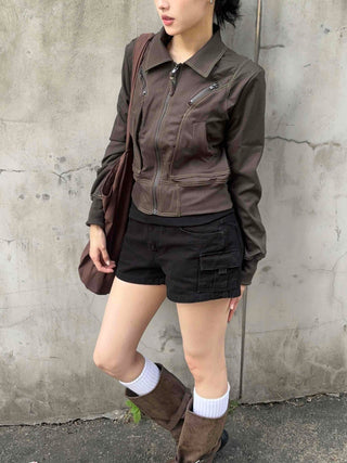 Aura Autumn Jumper Banded Midnight Jacket