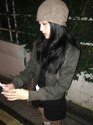 Aura Autumn Jumper Banded Midnight Jacket