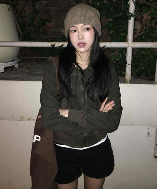 Aura Autumn Jumper Banded Midnight Jacket