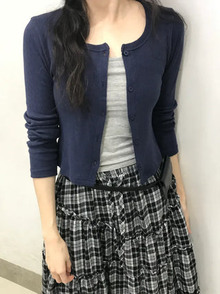 Neo Daily Punching Crop Cardigan