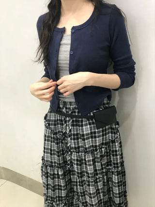 Neo Daily Punching Crop Cardigan