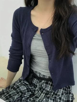 Neo Daily Punching Crop Cardigan