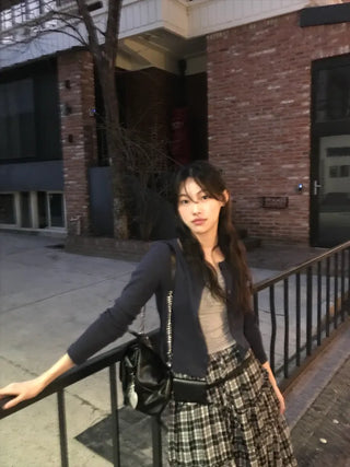 Neo Daily Punching Crop Cardigan
