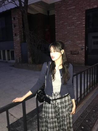 Neo Daily Punching Crop Cardigan