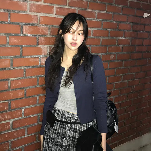 Neo Daily Punching Crop Cardigan