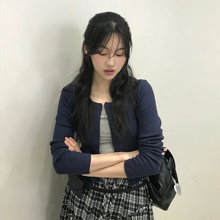 Neo Daily Punching Crop Cardigan