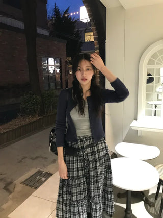 Neo Daily Punching Crop Cardigan