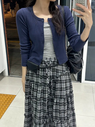 Neo Daily Punching Crop Cardigan