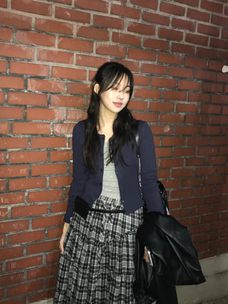 Neo Daily Punching Crop Cardigan