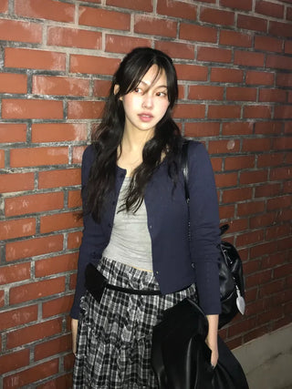 Neo Daily Punching Crop Cardigan