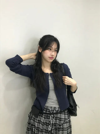 Neo Daily Punching Crop Cardigan