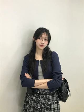 Neo Daily Punching Crop Cardigan