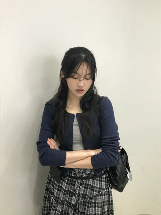 Neo Daily Punching Crop Cardigan